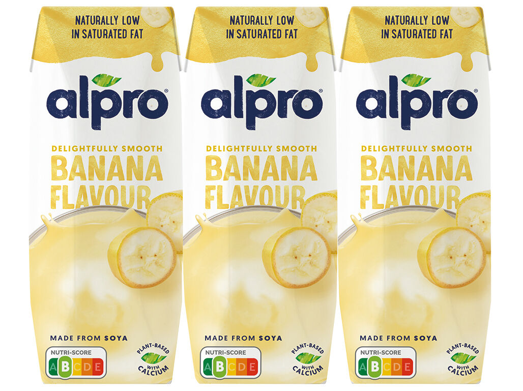 BEBIDA ALPRO SOJA COM BANANA 3X250ML image number 0