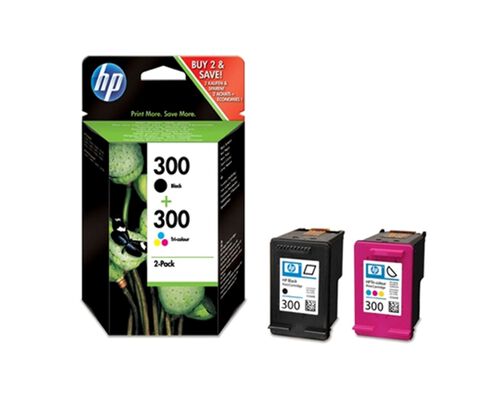 TINTEIRO 300 COMBO HP CN637EE PACK BLACK/TRI-COLOR image number 0