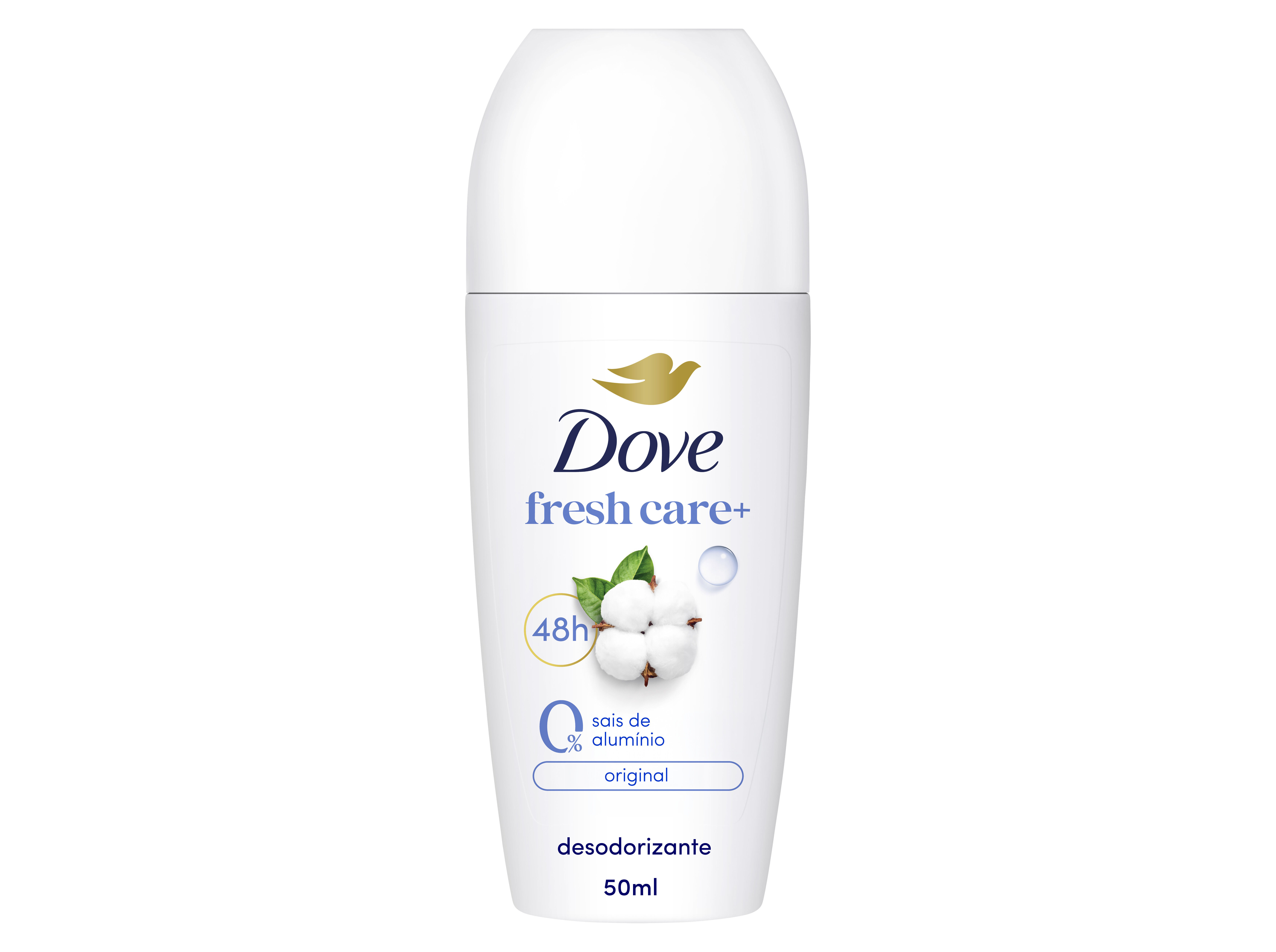 DEO ROLL-ON DOVE ORIGINAL 0% ALUM&Iacute;NIO 50ML