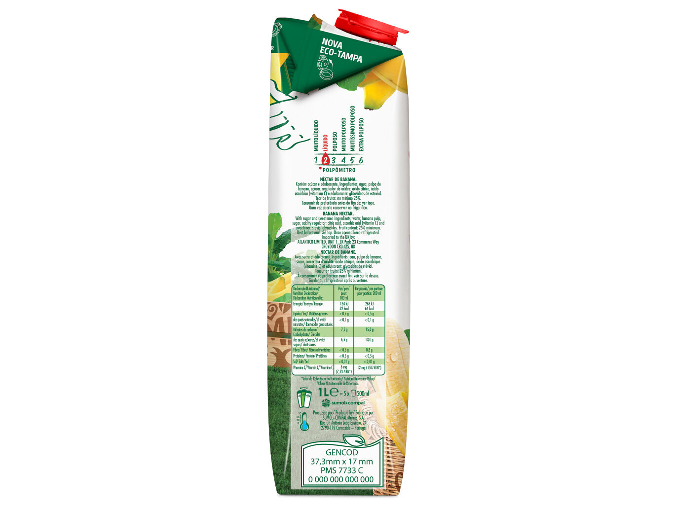 NECTAR COMPAL CLASSICO BANANA 1L image number 1