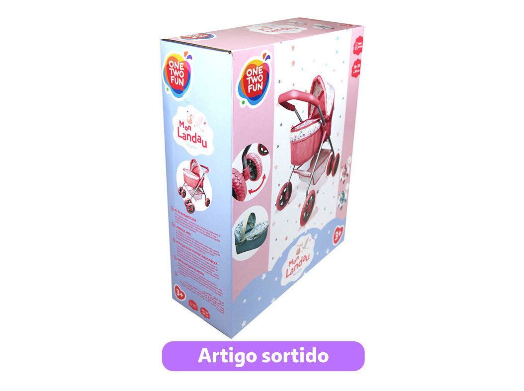 CARRINHO BEB&Eacute; ONE TWO FUN CORES SORTIDAS image number 0