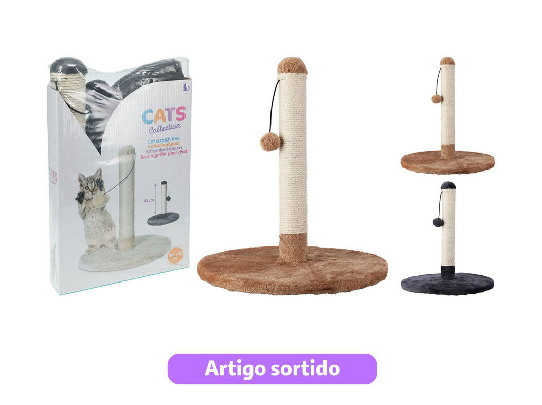 ARRANHADOR PARA GATO CATS COLLECTION 39X43CM CORES SORTIDAS