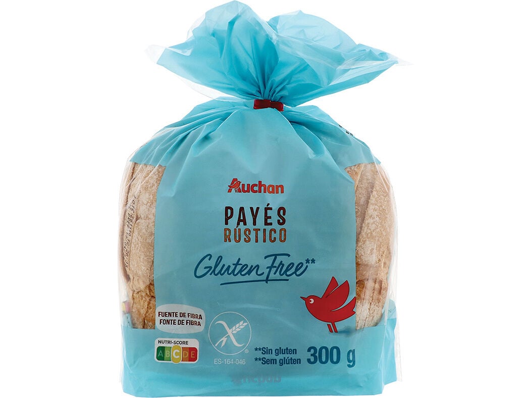 P&Atilde;O AUCHAN R&Uacute;STICO SEM GL&Uacute;TEN 300G