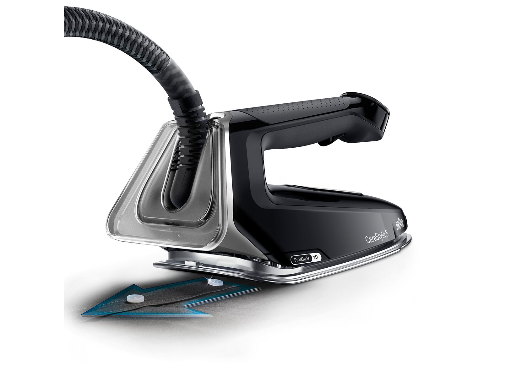 FERRO COM CALDEIRA BRAUN IS5249BK 2400W 7.5BAR image number 1