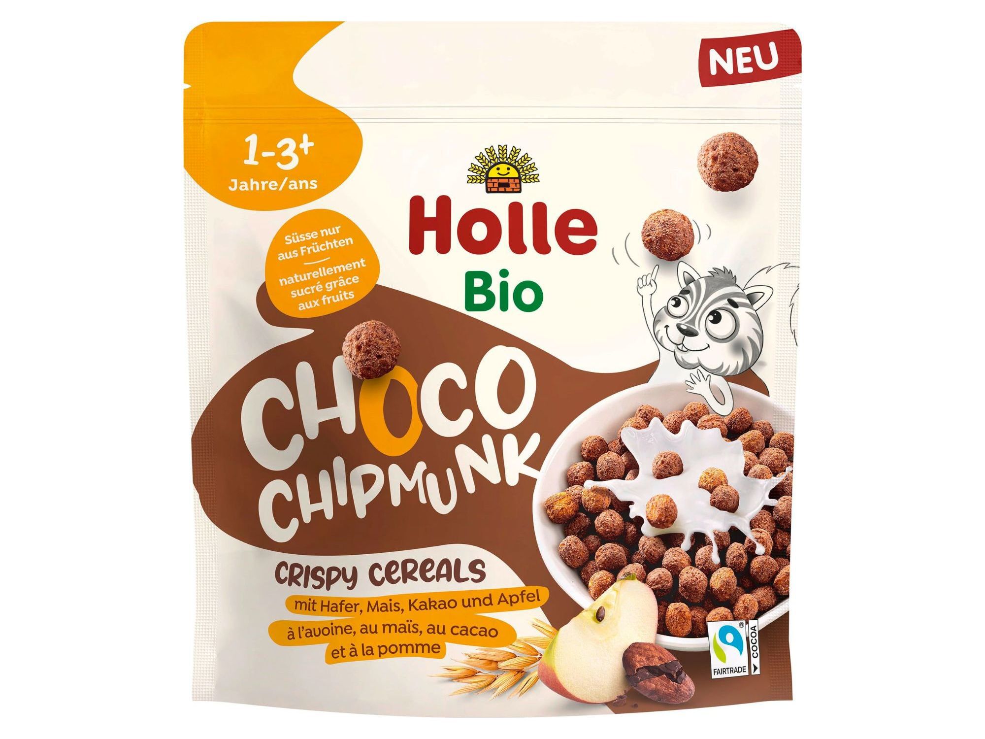 CEREAIS BIO HOLLE CHIPMUNK 125G