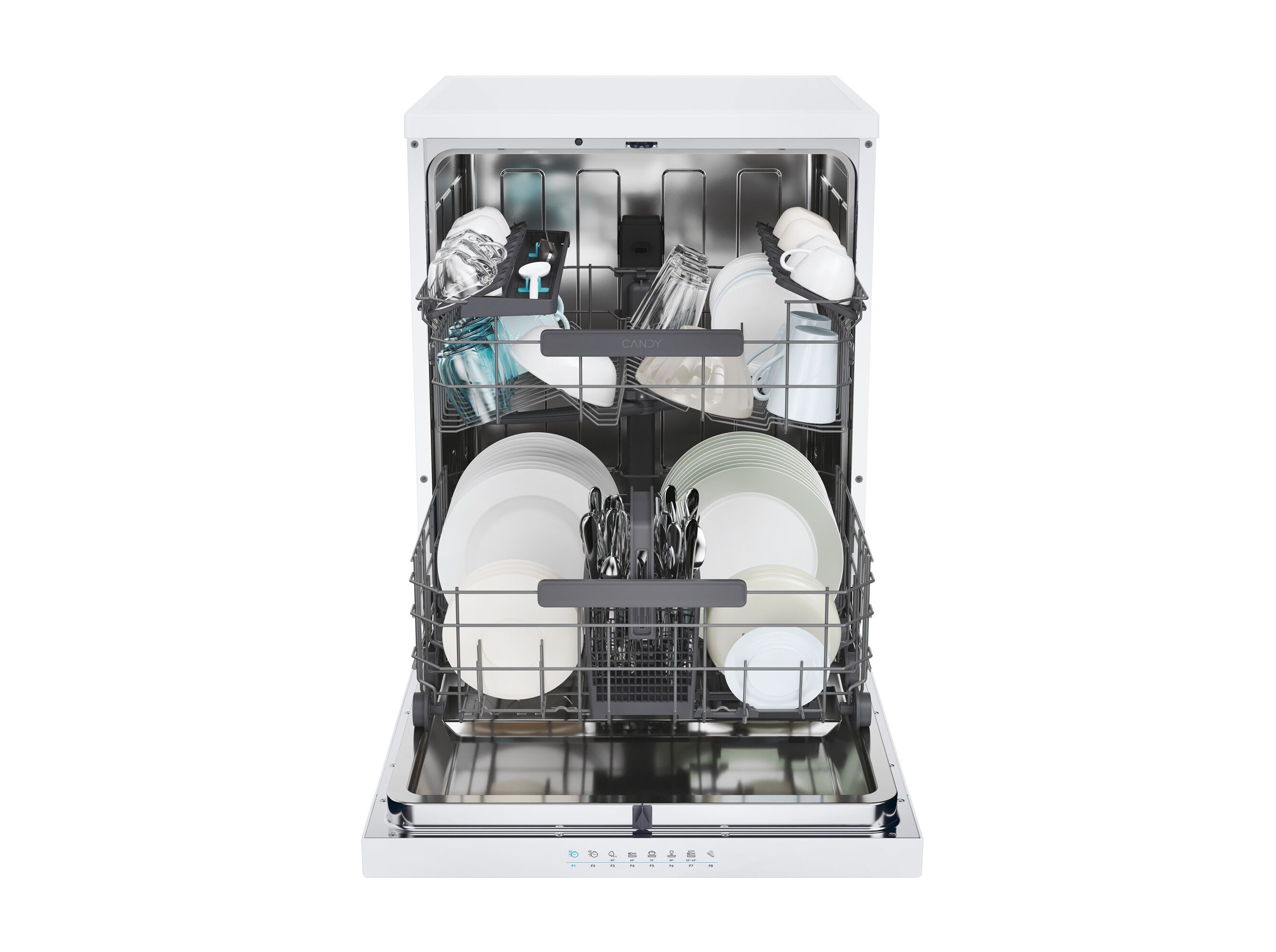 M&Aacute;QUINA LAVAR LOI&Ccedil;A CANDY CF 4B7F0W BRANCO B 14 CONJUNTOS image number 3