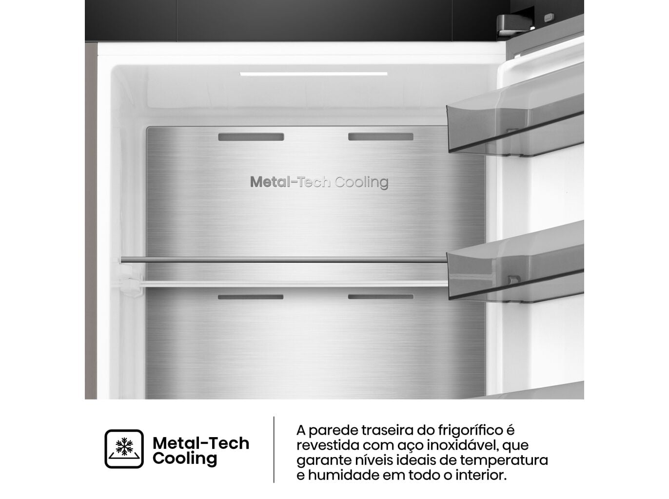 FRIGOR&Iacute;FICO HISENSE KITCHEN FIT RL3K370SAIE1 (NO FROST E 185.6CM 372L INOX) image number 10