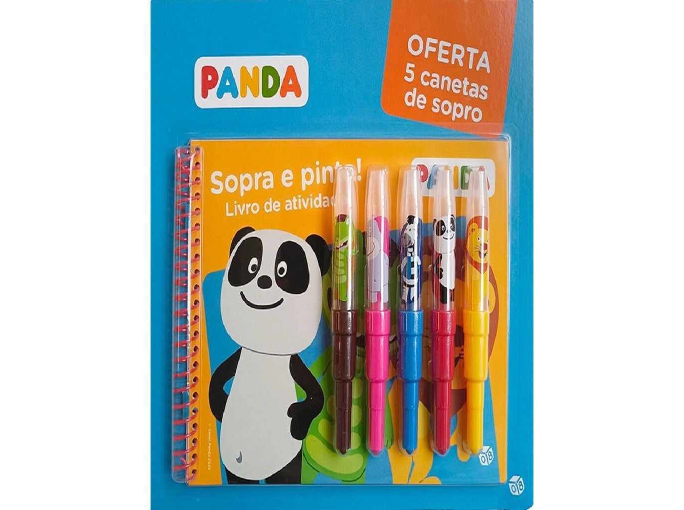 LIVRO PANDA - SOPRA E PINTA! - LIVRO COM OFERTA DE CANETAS image number 0