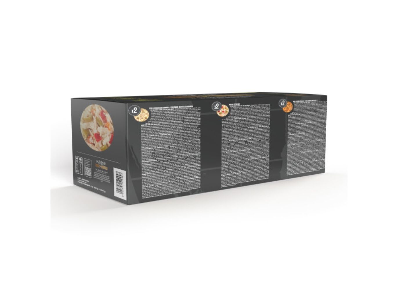 COMIDA H&Uacute;MIDA C&Atilde;O SCHESIR TASTE THE WORLD 6X150G image number 1