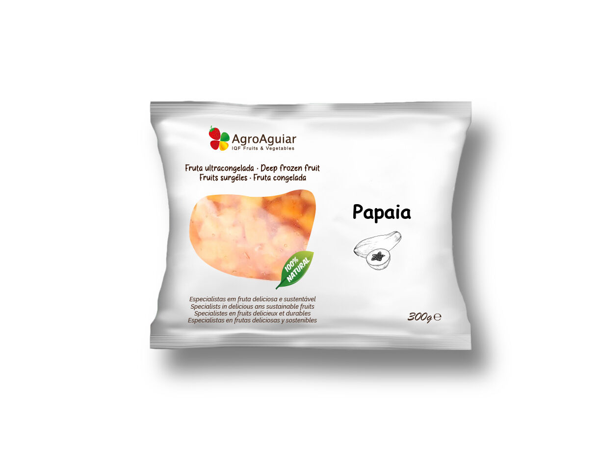 PAPAIA AGROAGUIAR ULTRACONGELADA 300G