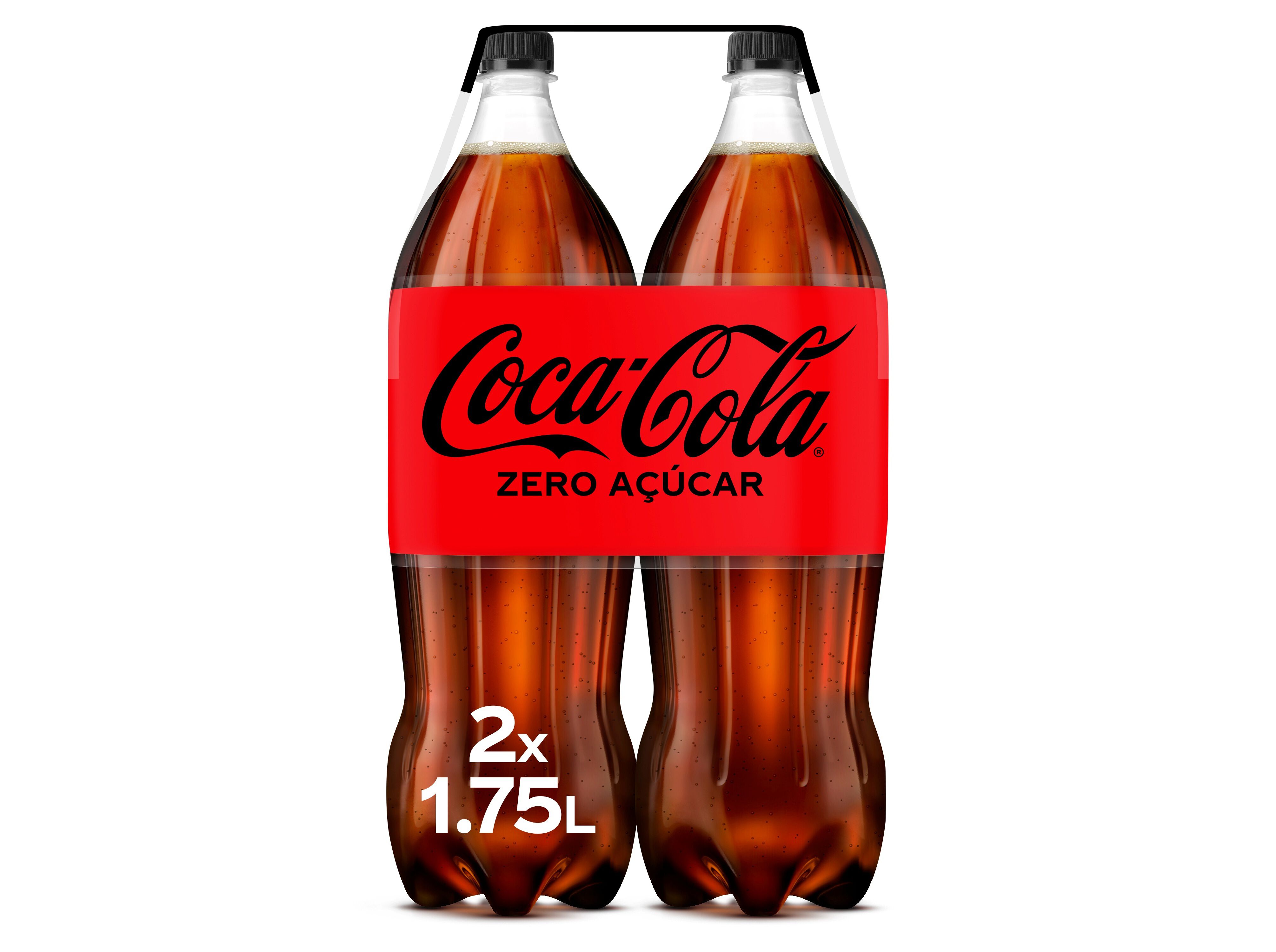 REFRIGERANTE COM G&Aacute;S COCA-COLA ZERO A&Ccedil;&Uacute;CAR 2X1.75L (SDR)