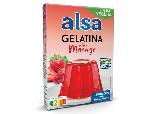 GELATINAS ALSA MORANGO 105 G