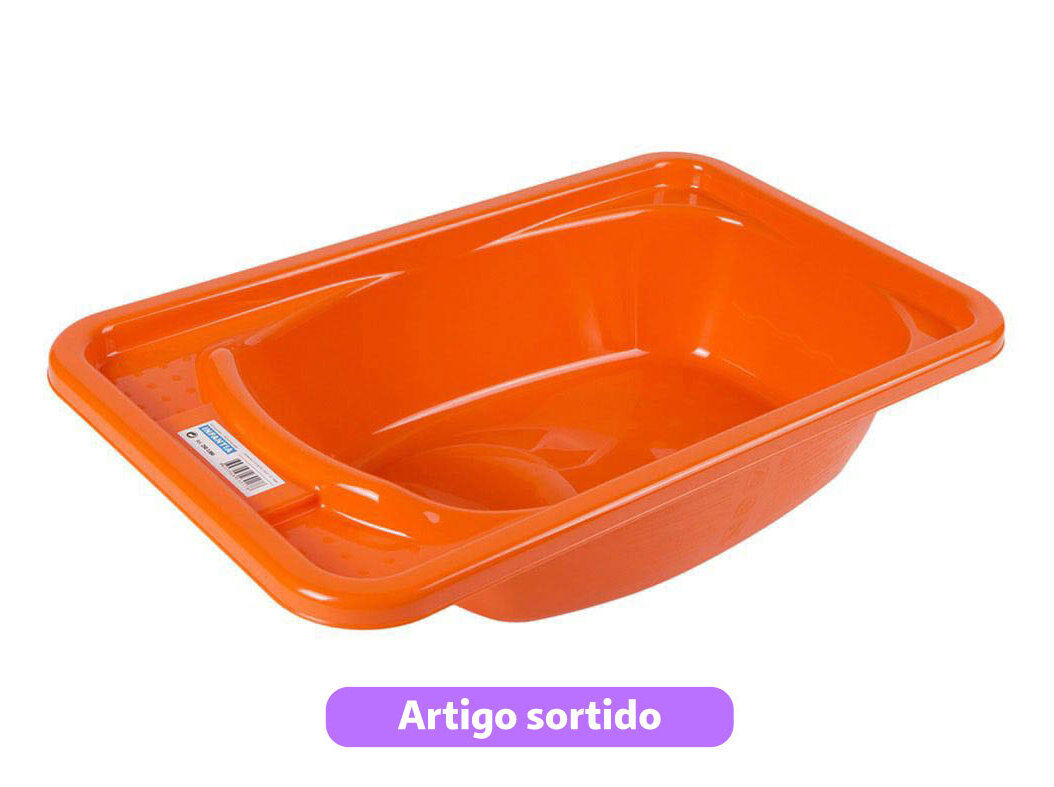 BANHEIRA DUMBO 74.2X18.4X45CM CORES SORTIDAS