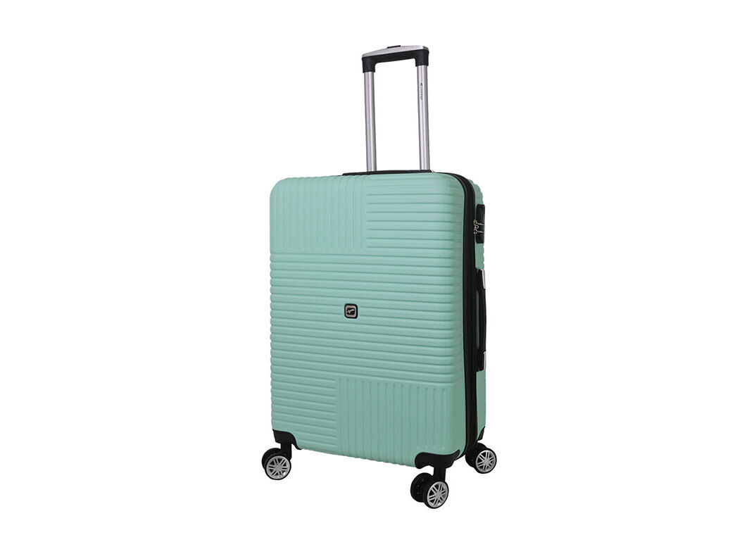 MALA DE VIAGEM GRANDE R&Iacute;GIDA AIRPORT VERDE 8 RODAS 76X50X29CM