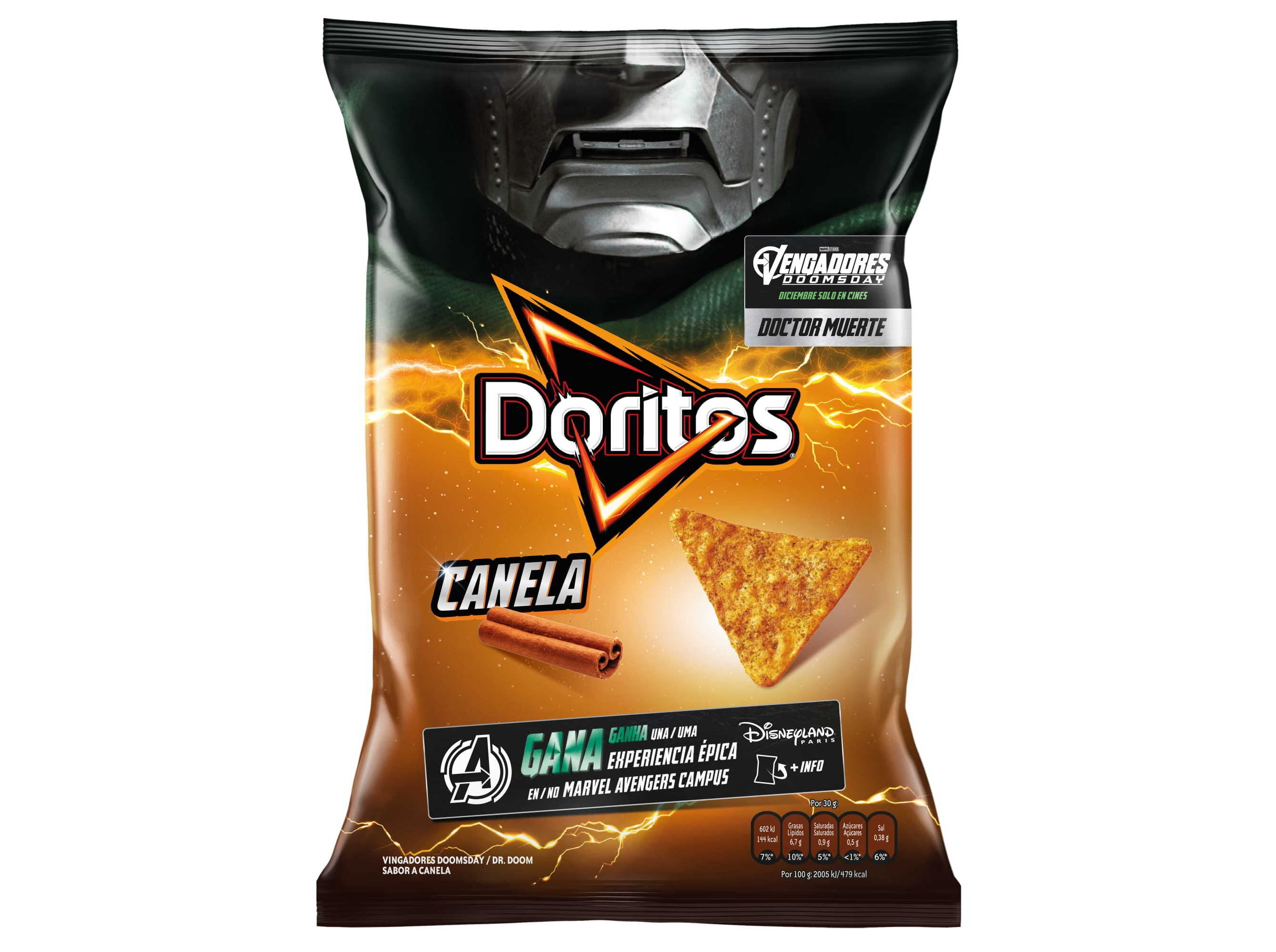 SNACK DORITOS MILHO CINNAMON 140G image number 1
