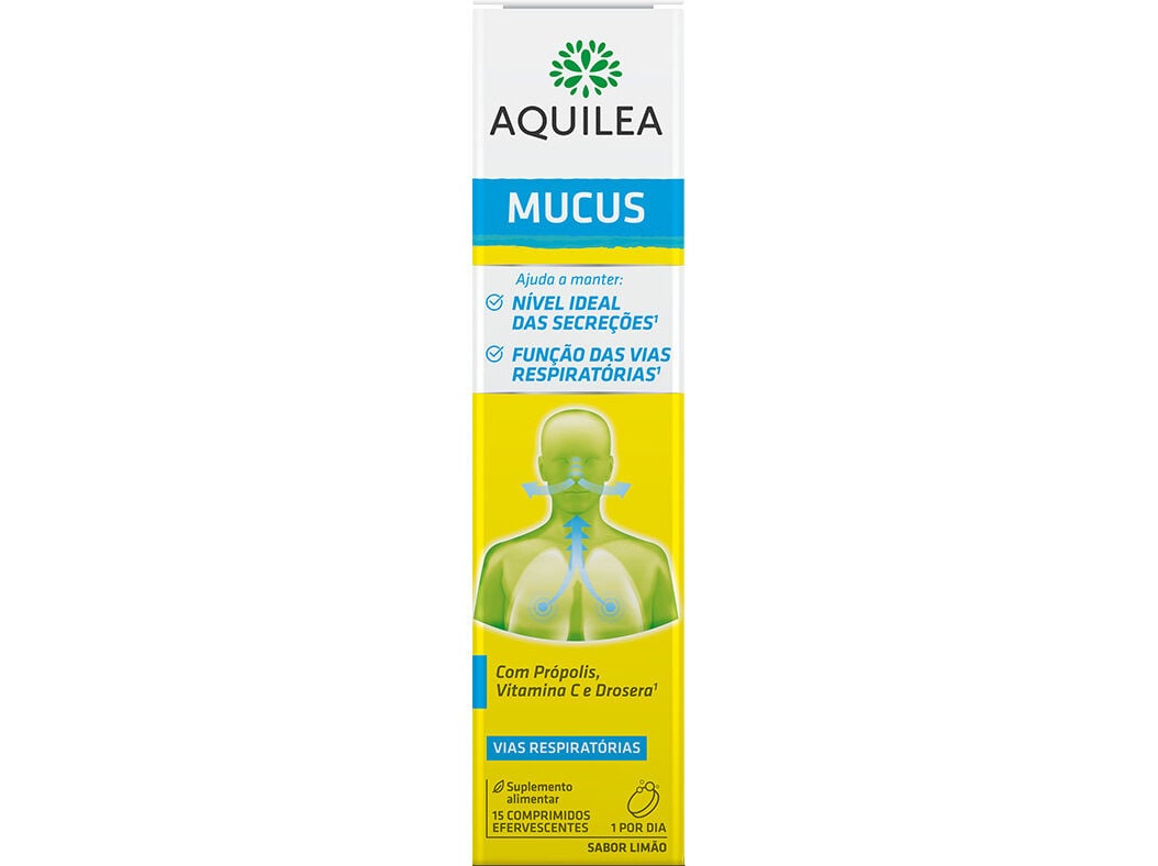 SUPLEMENTO AQUILEA MUCUS EFERVESCENTE 15 COMPRIMIDOS