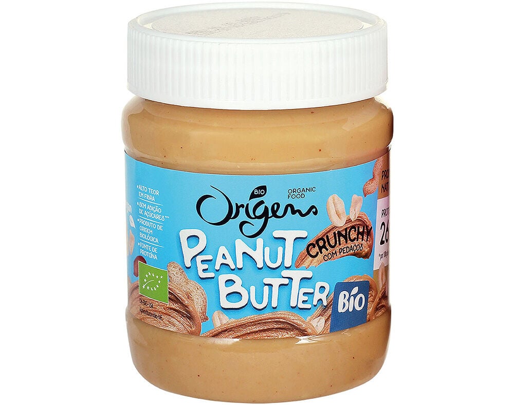 MANTEIGA ORIGENS AMENDOIM BIO CRUNCHY 340G