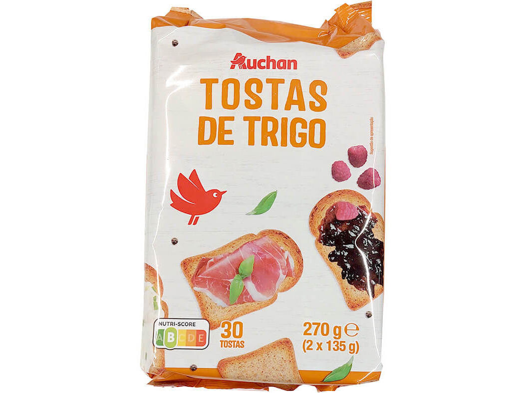 TOSTAS AUCHAN DE TRIGO 270G