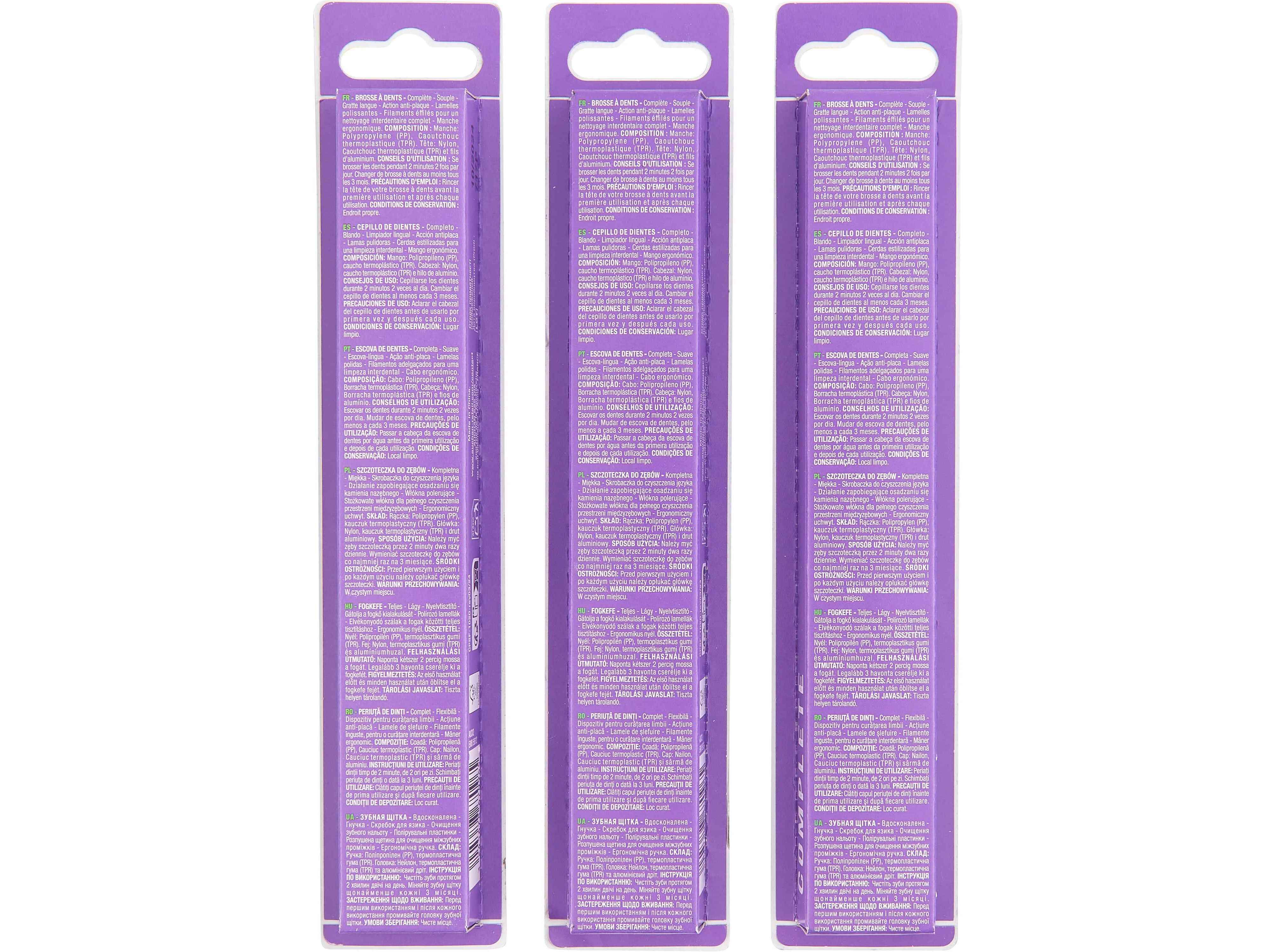 ESCOVA AUCHAN DENTES COMPLETA SUAVE 1UN image number 2