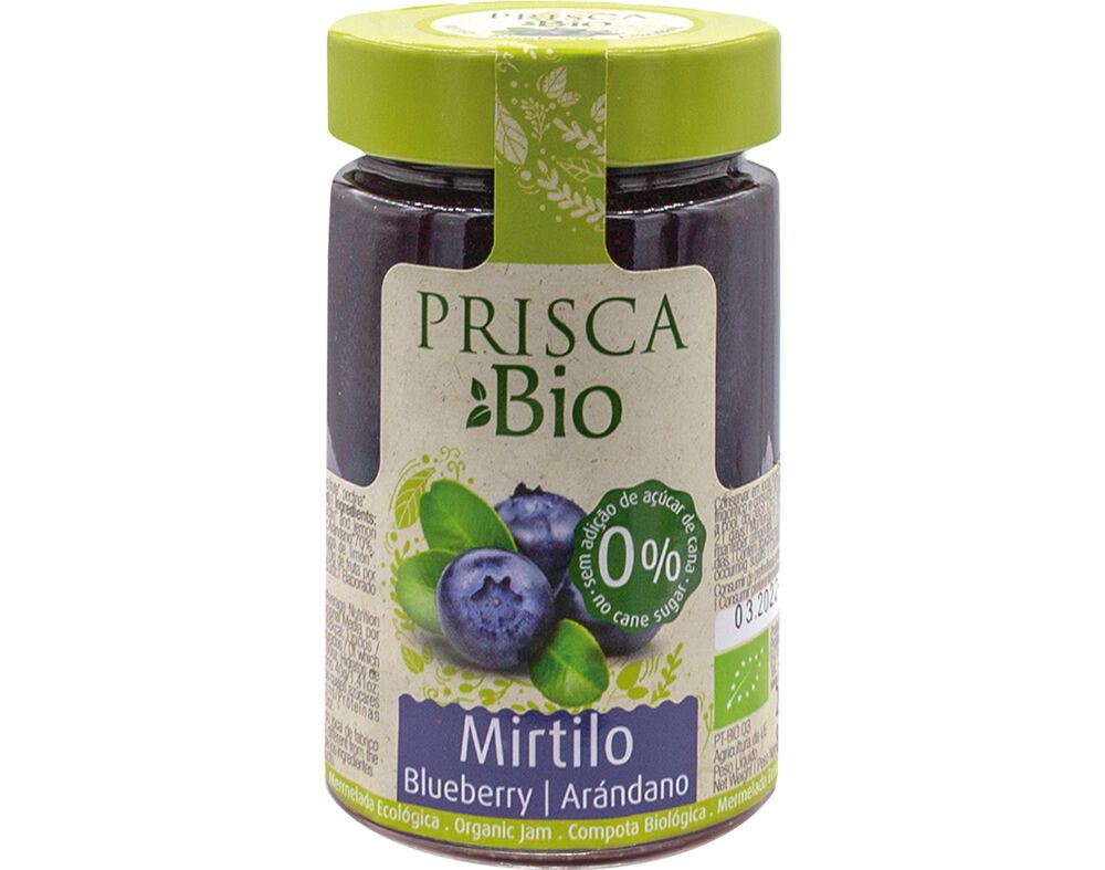 DOCE PRISCA SEM A&Ccedil;&Uacute;CAR MIRTILO BIO 240G