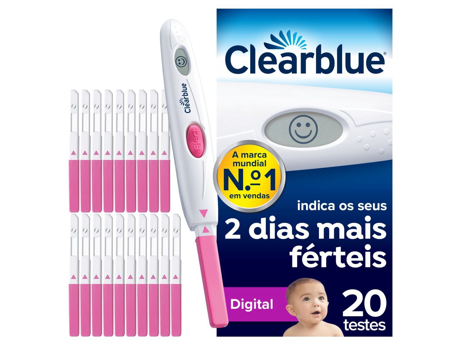 TESTE OVULA&Ccedil;&Atilde;O CLEARBLUEV 20UN DM