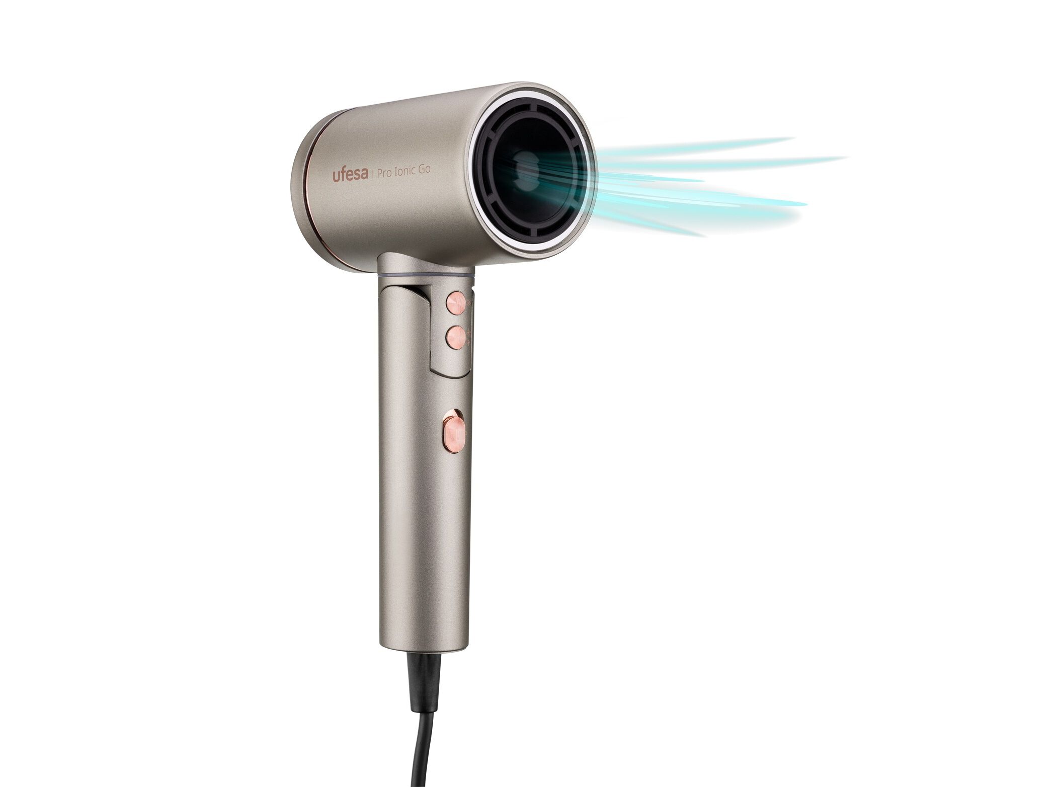 SECADOR DE CABELO VIAGEM UFESA PRO IONIC GO GOLD 1600W image number 3