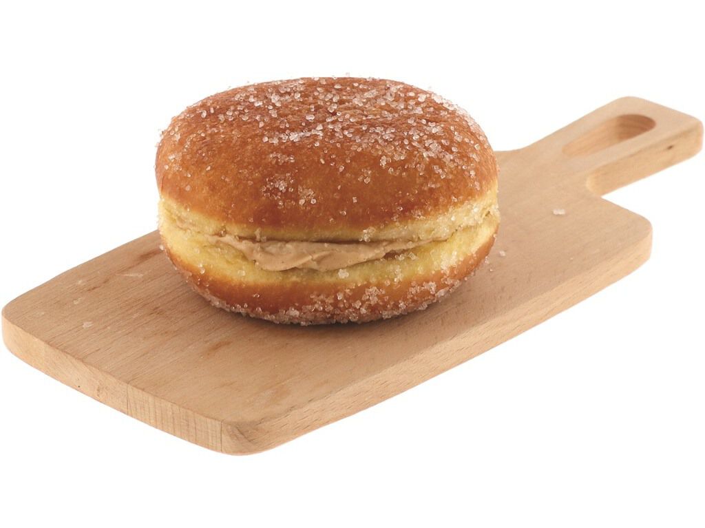 BOLA DE BERLIM CHOCOLATE BRANCO E AVEL&Atilde; UN