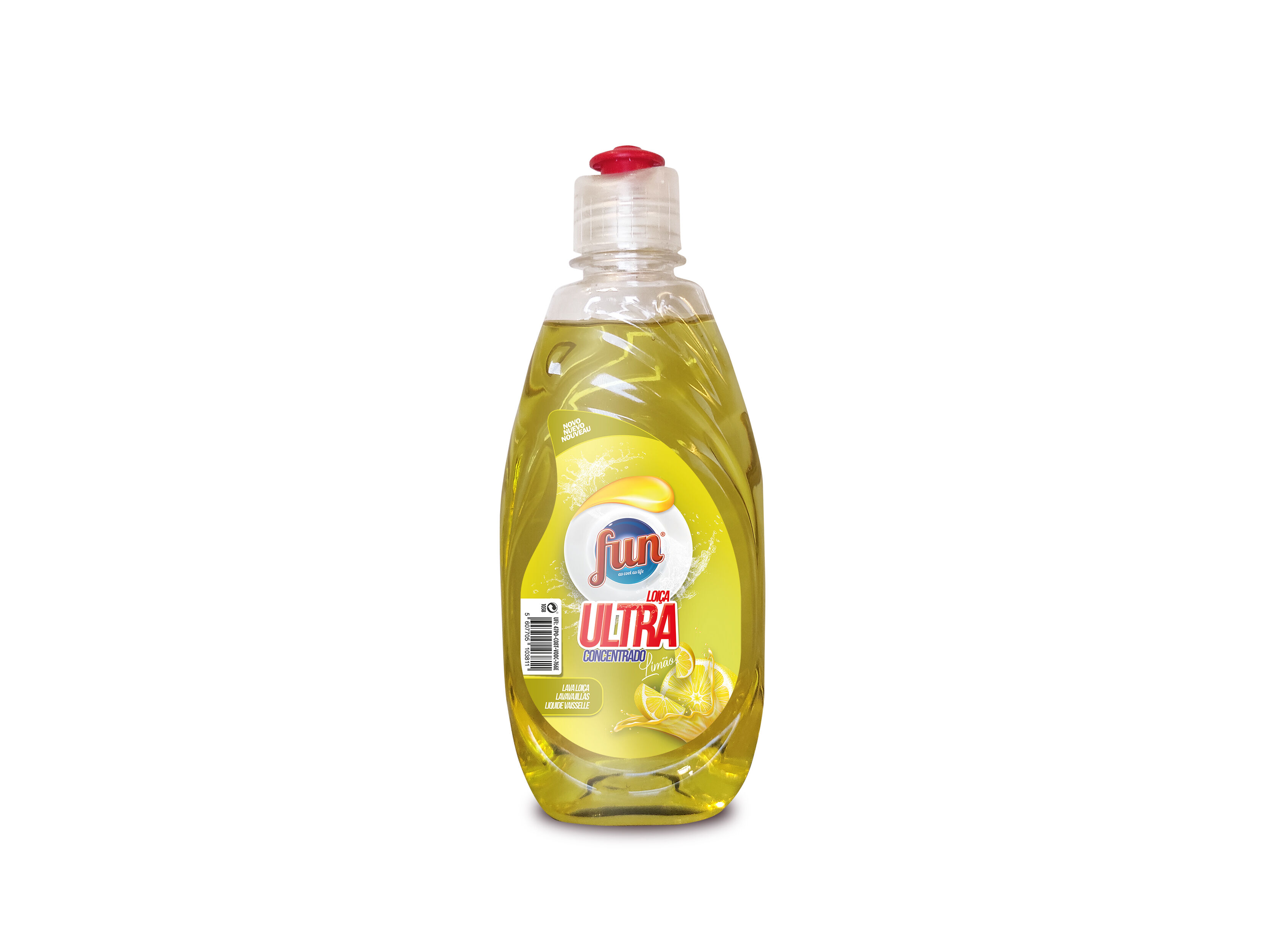 DETERGENTE LOI&Ccedil;A MANUAL FUN CONCENTRADO LIM&Atilde;O 350ML image number 1