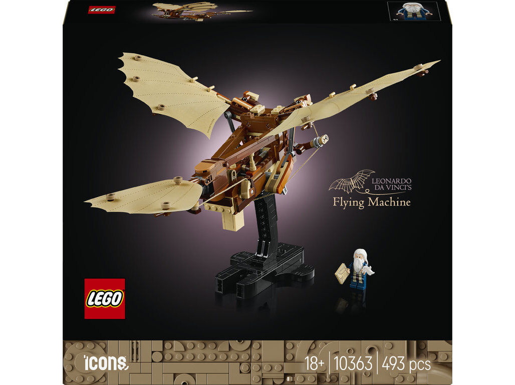 A M&Aacute;QUINA DE VOO DA VINCI LEGO ICONS 10363