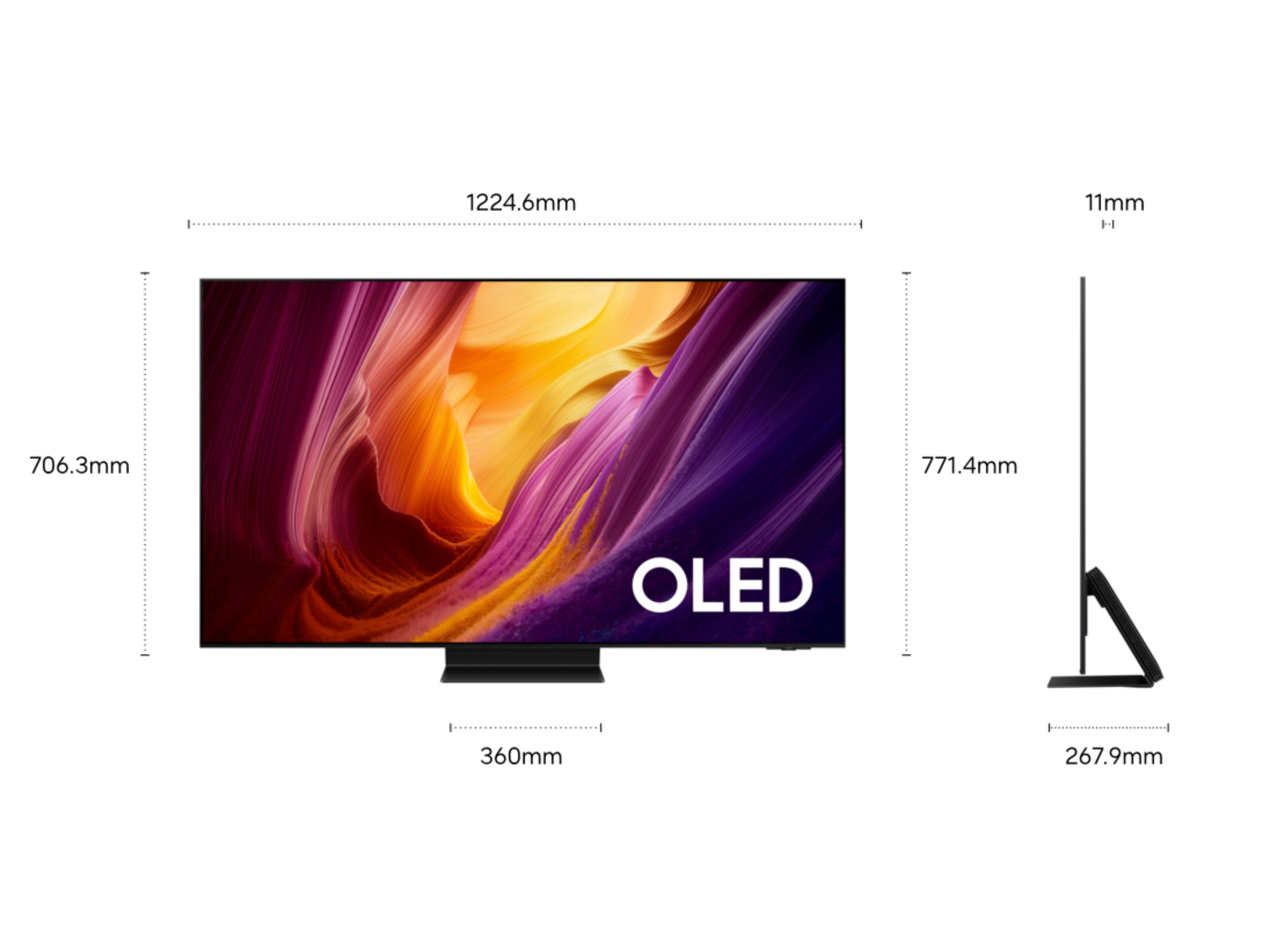 TV SAMSUNG OLED TQ55S95HFTXXC 55" image number 2