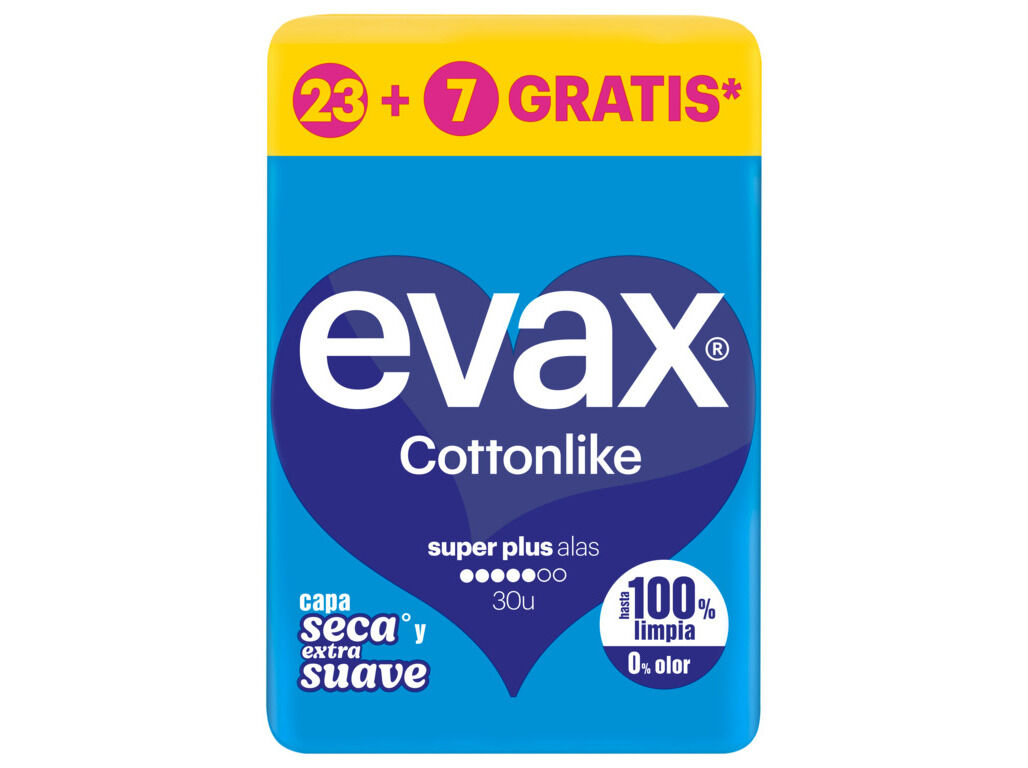 PENSOS EVAX COTTON SUPERP ALAS 30 (23 + 7) image number 0