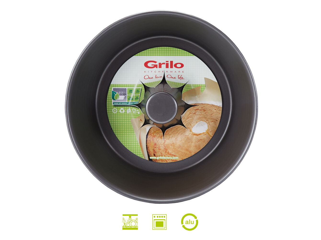 FORMA P&Atilde;O DE L&Oacute; GRILO ANTIDERENTE COM CANO 26CM image number 1