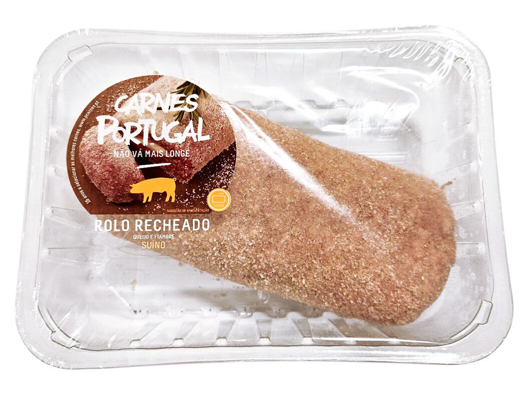 ROLO DE CARNE CARNES PORTUGAL COM QUEIJO E FIAMBRE 700GR image number 0