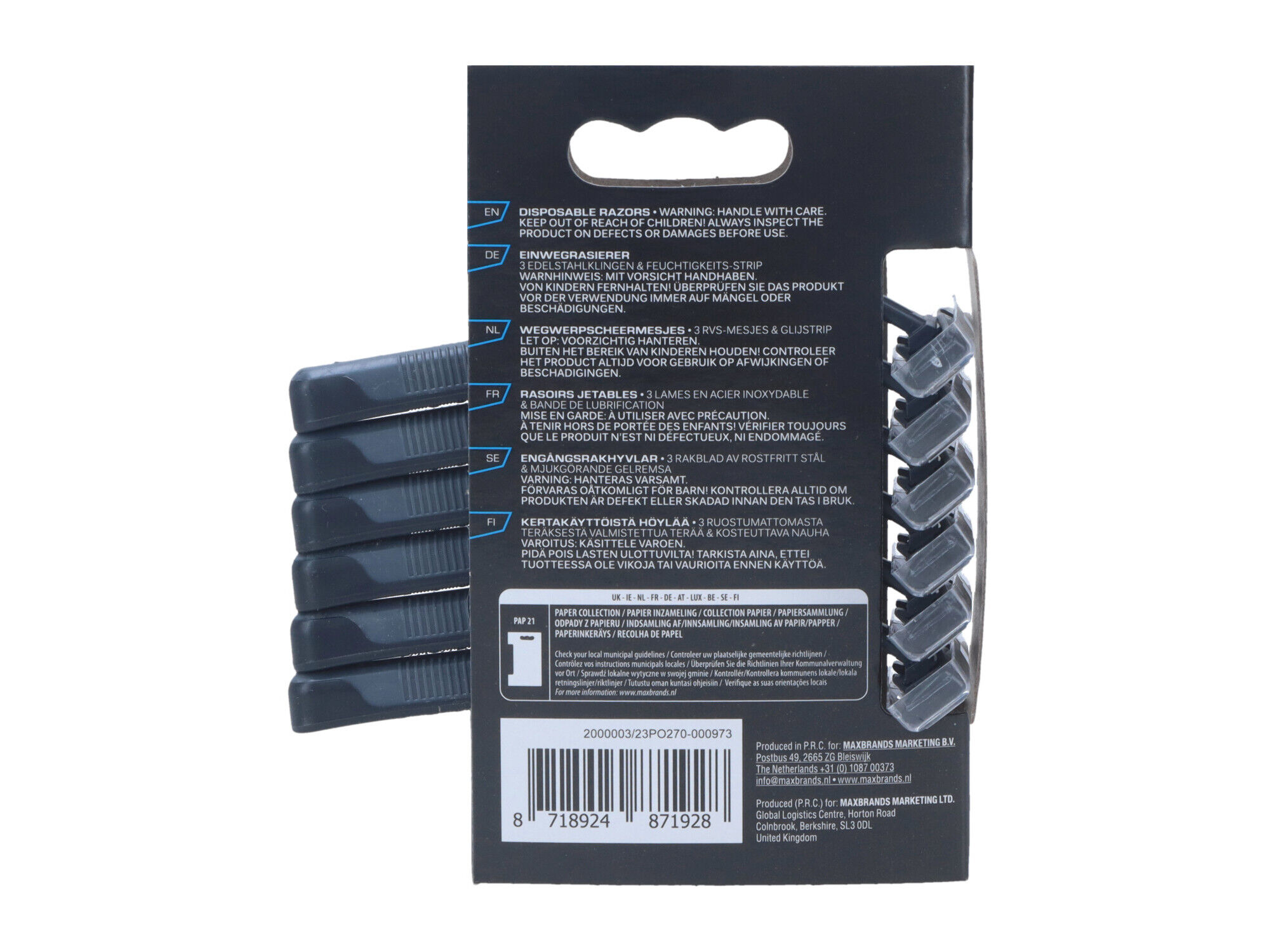 DESCART&Aacute;VEL FUZE 3 L&Acirc;MINAS PRECISION 6UN image number 1