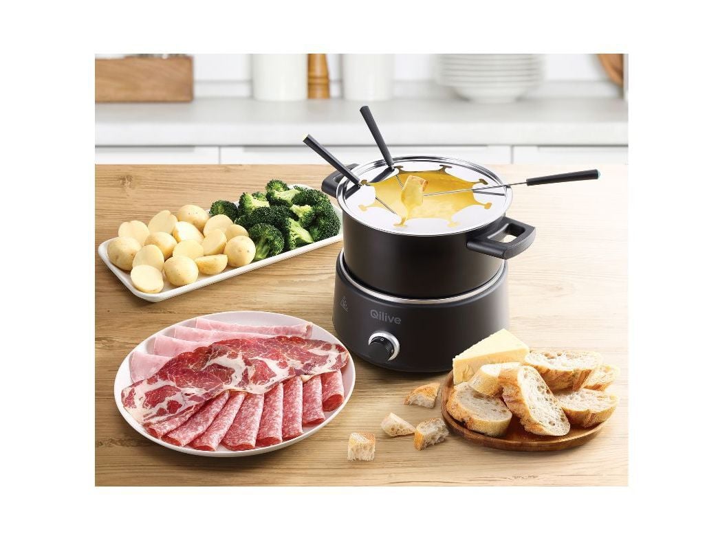 FONDUE EL&Eacute;TRICO QILIVE Q.5928 PRETO image number 3