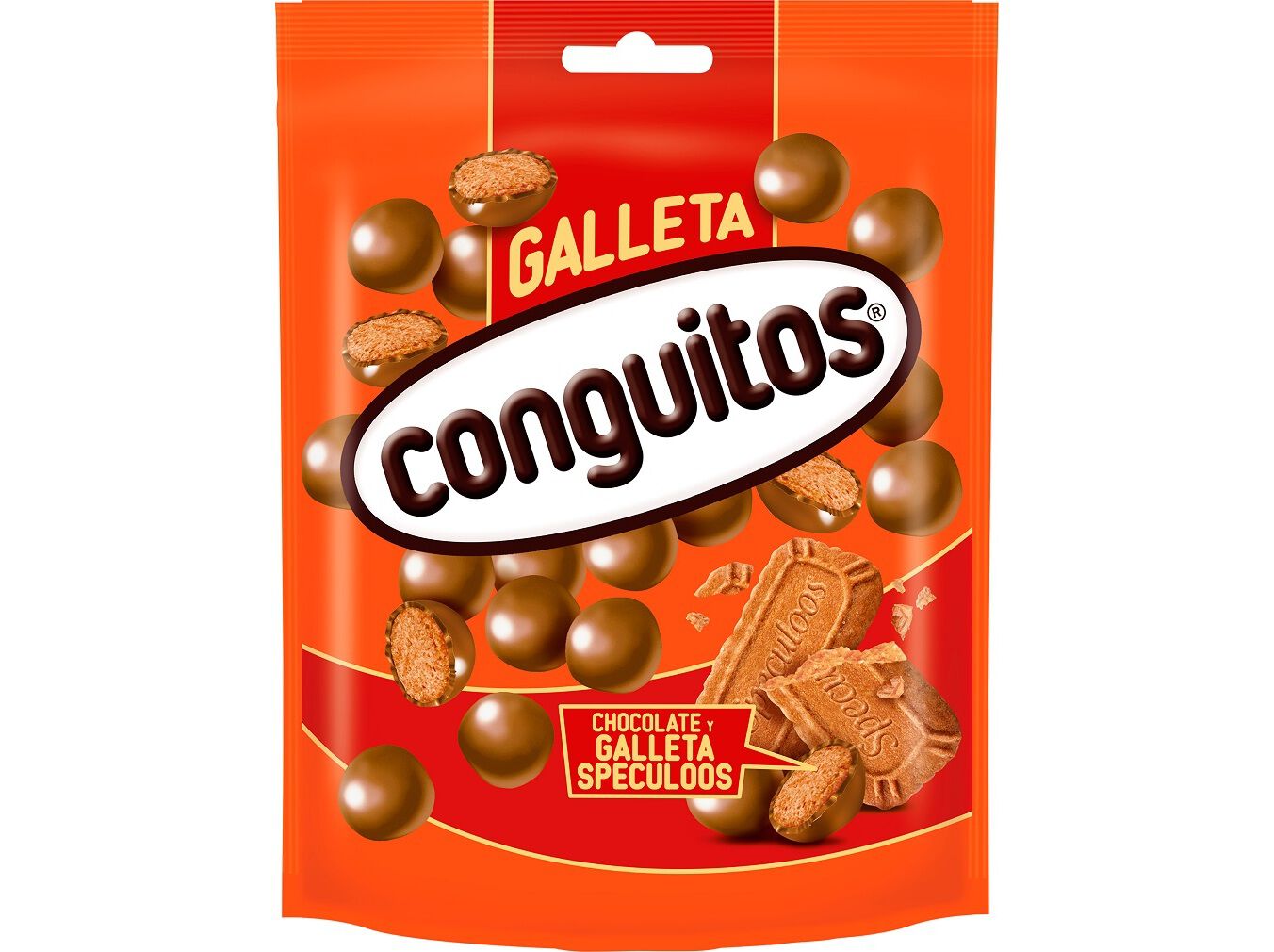 CHOCOLATE CONGUITOS BOLACHA SPECULOOS 110G image number 0