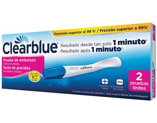 TESTE CLEARBLUE GRAVIDEZ 1 MINUTO DUO image number 0