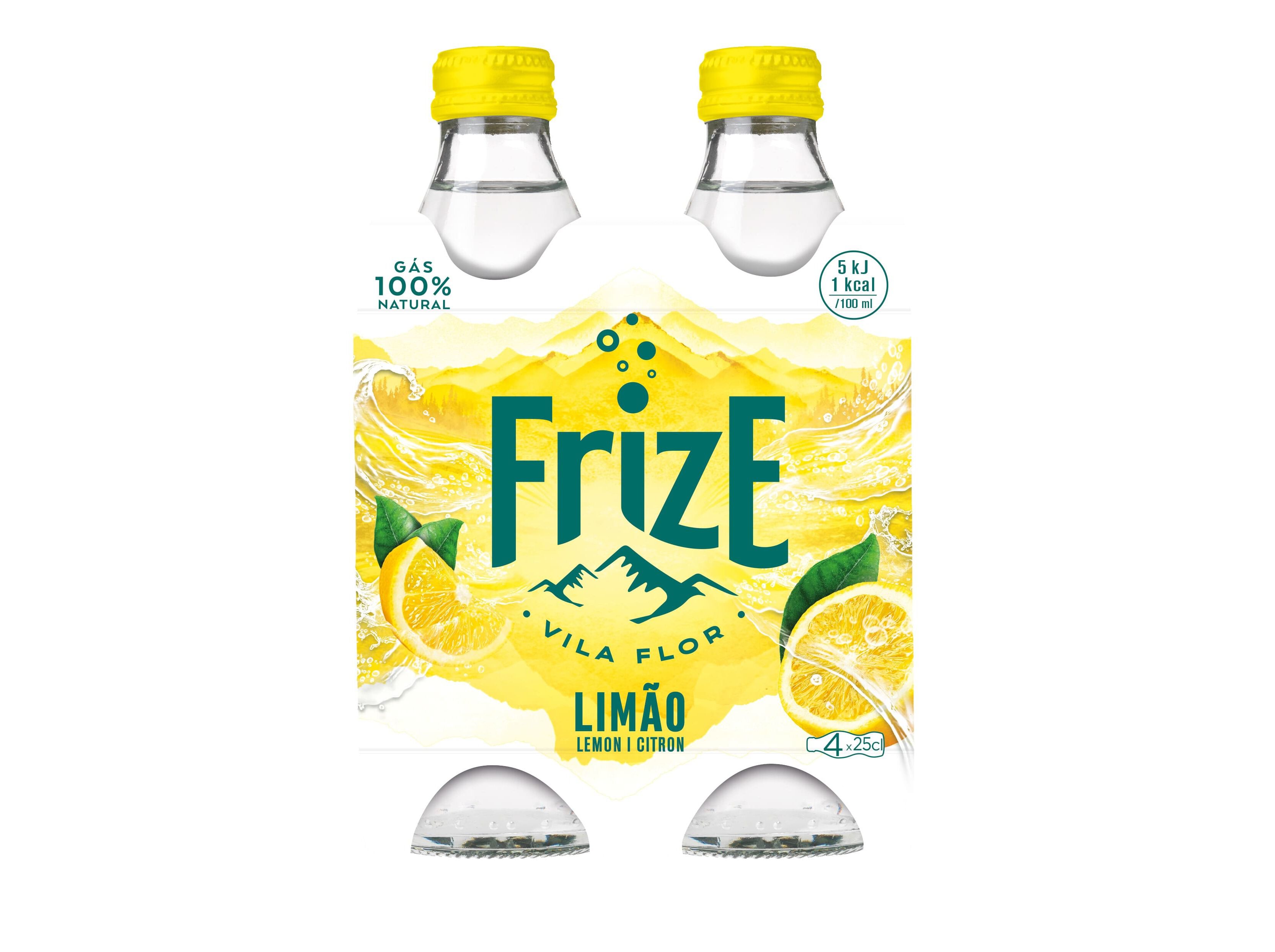 BEBIDA COM G&Aacute;S FRIZE LIM&Atilde;O 4X0.25L