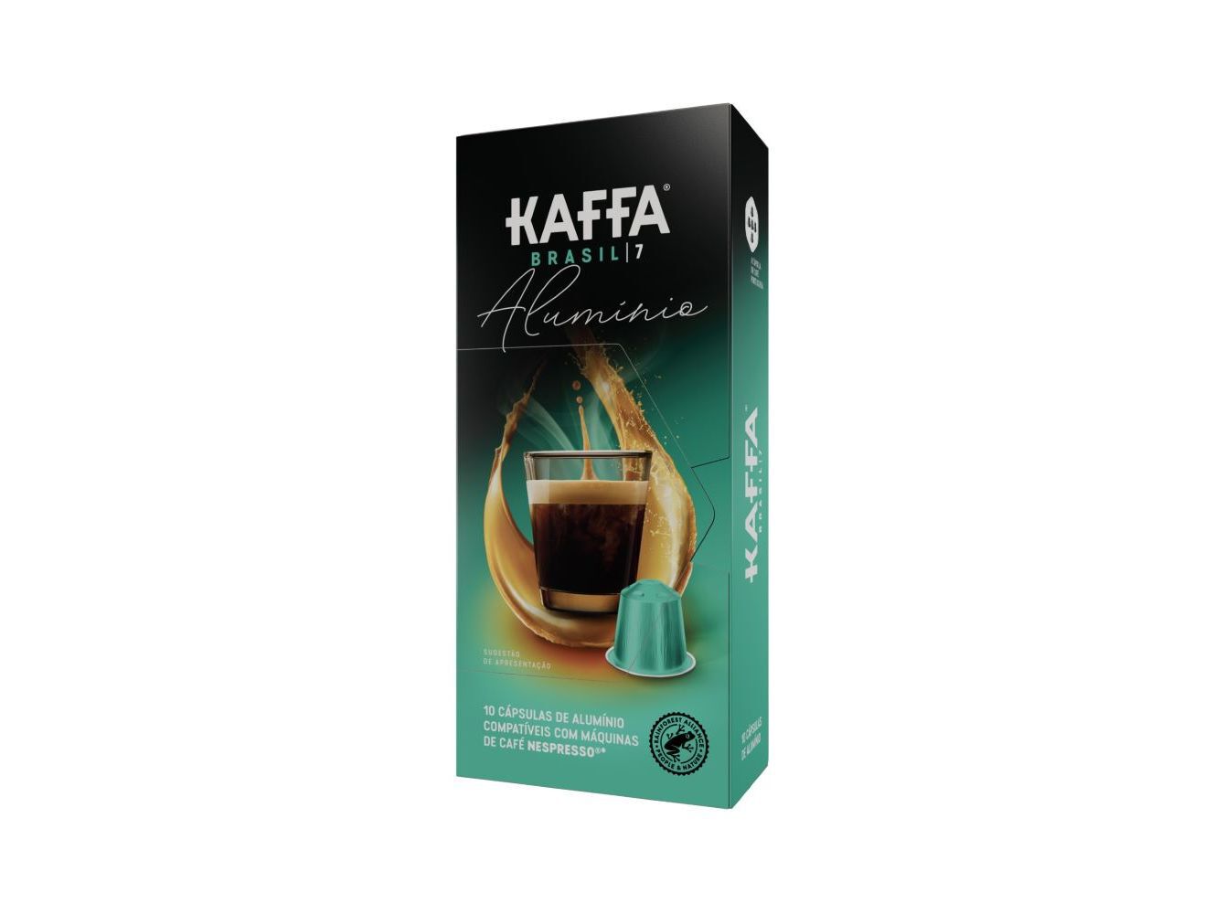C&Aacute;PSULAS KAFFA COMPAT&Iacute;VEL NESPRESSO BRASIL INTENSIDADE 7 10UN image number 1