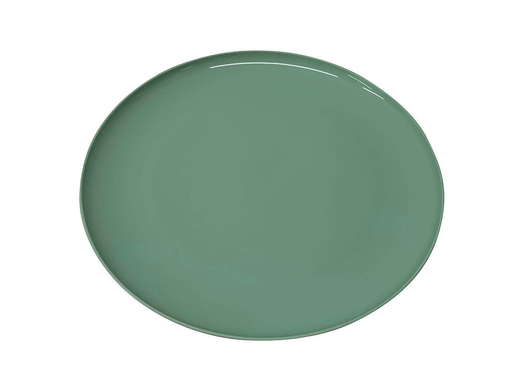 PRATO REUTILIZ&Aacute;VEL ACTUEL EM PL&Aacute;STICO VERDE 25CM