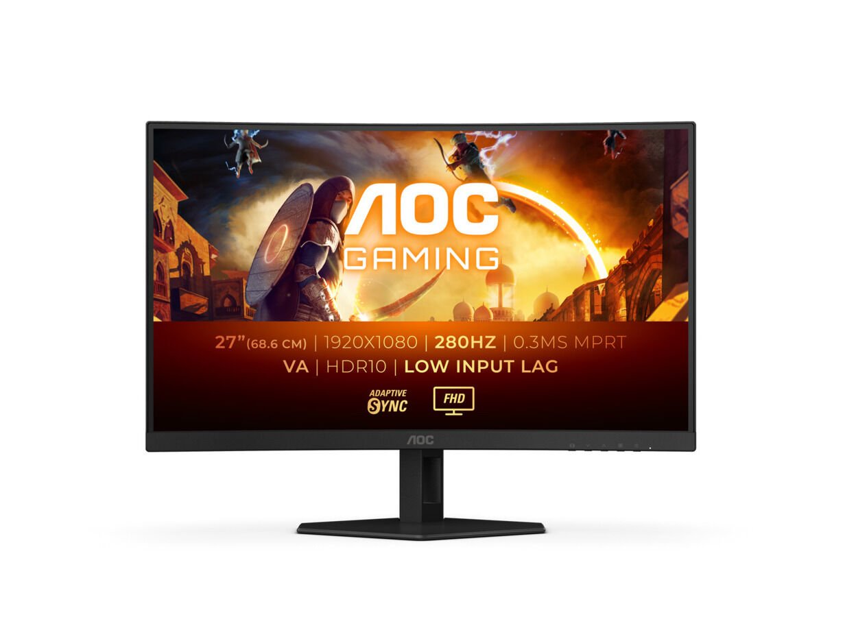 MONITOR CURVO AOC GAMING C27G4ZXE VA (27" FHD 16:9 280HZ 1MS FREESYNC) image number 4