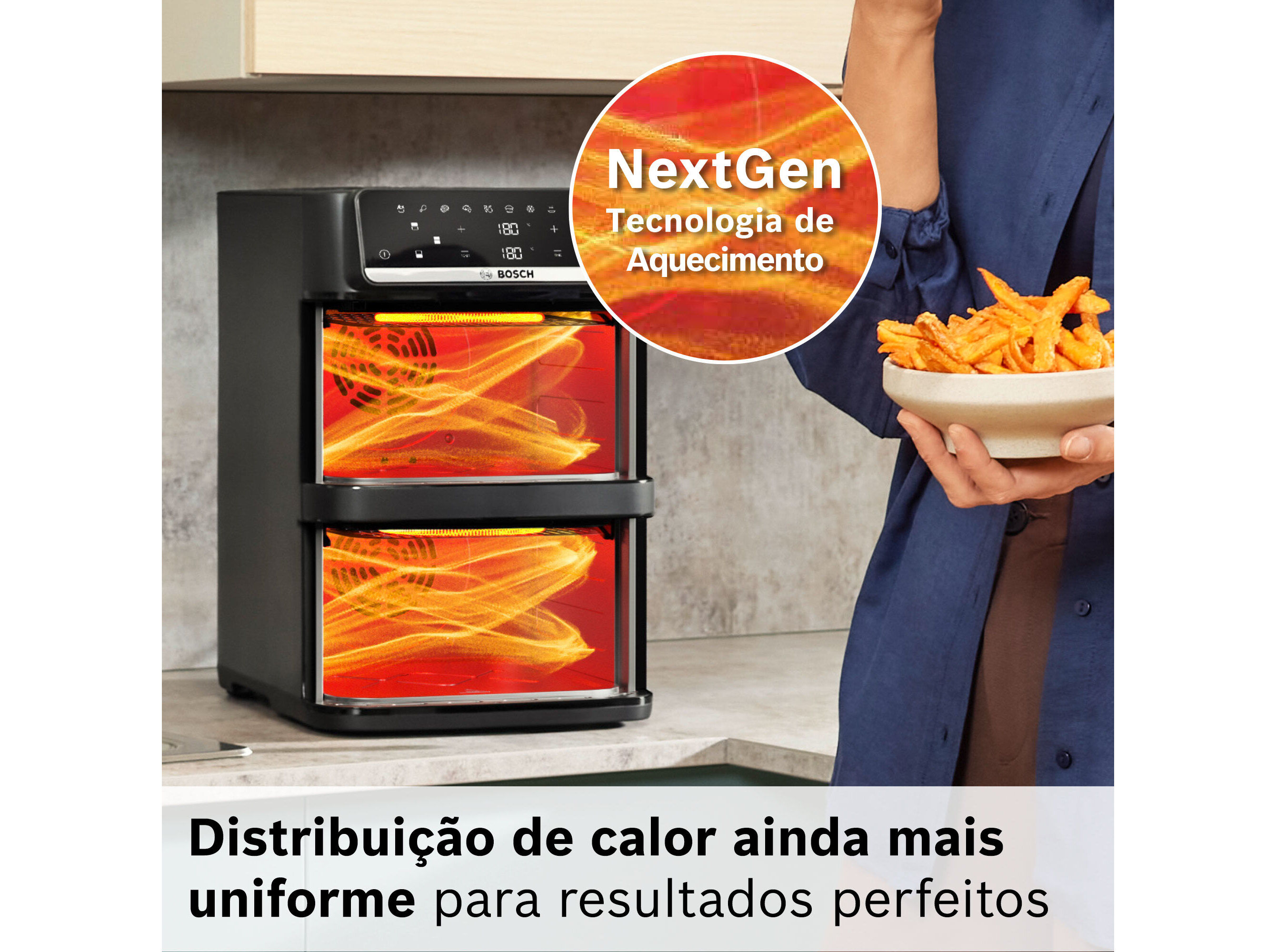 FRITADEIRA AIR FRYER BOSCH MAFD661B4 SERIE 6 12 L image number 4