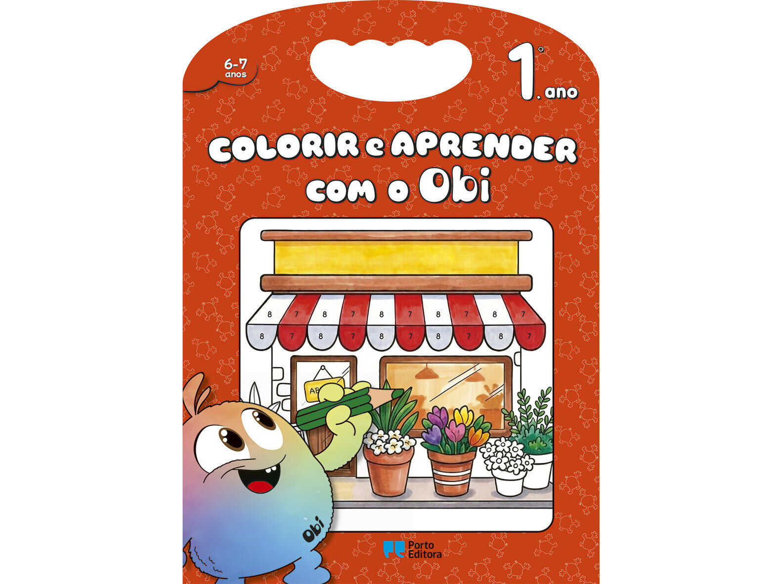 LIVRO COLORIR E APRENDER COM O OBI - 1.&ordm; ANO - 6-7 ANOS image number 0