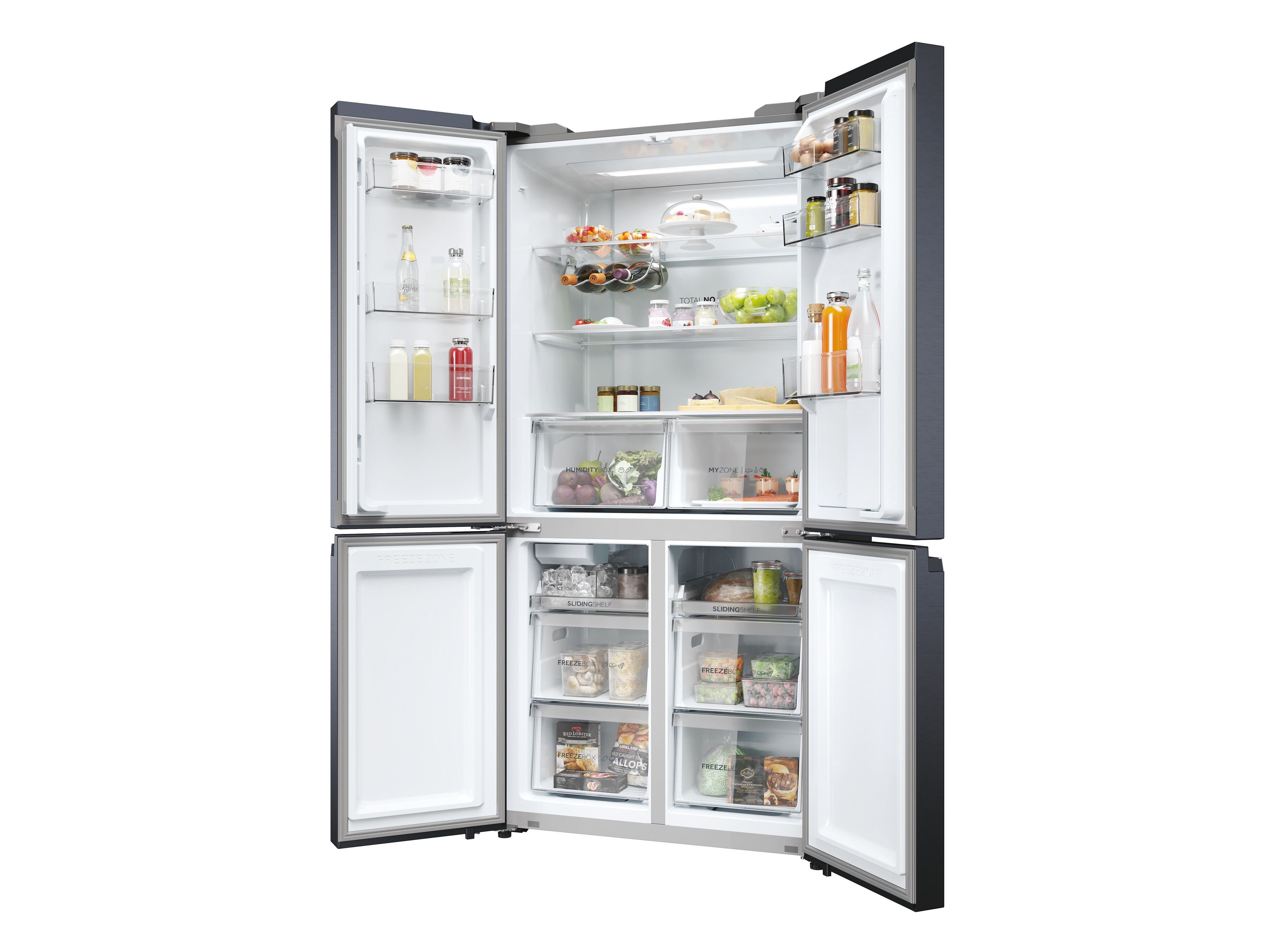 FRIGOR&Iacute;FICO AMERICANO HAIER HCR5919EHMB PRETO ESCOVADO E 525L NO FROST image number 6