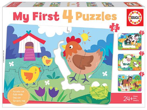 MY FIRST PUZZLE MAMÁS E BEBÉS EDUCA image number 0