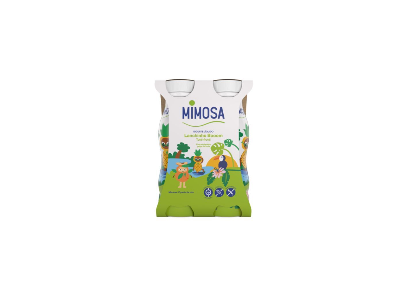 IOGURTE LIQUIDO MIMOSA TUTTI FRUTTI INFANTIL 4X151 ML image number 1