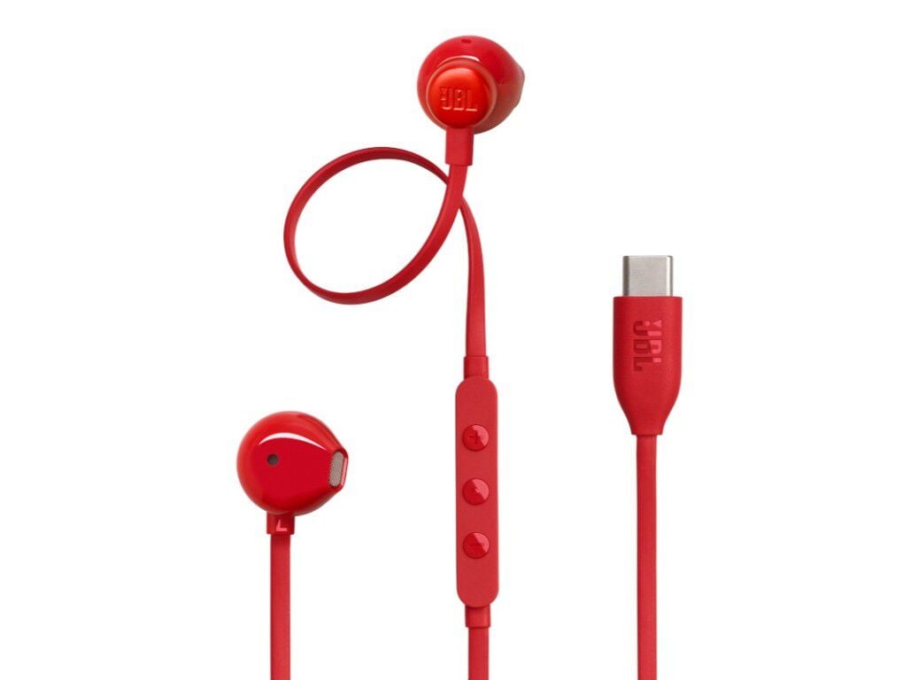AURICULARES COM FIO JBL T305C RED VERMELHO C/MICRO image number 0