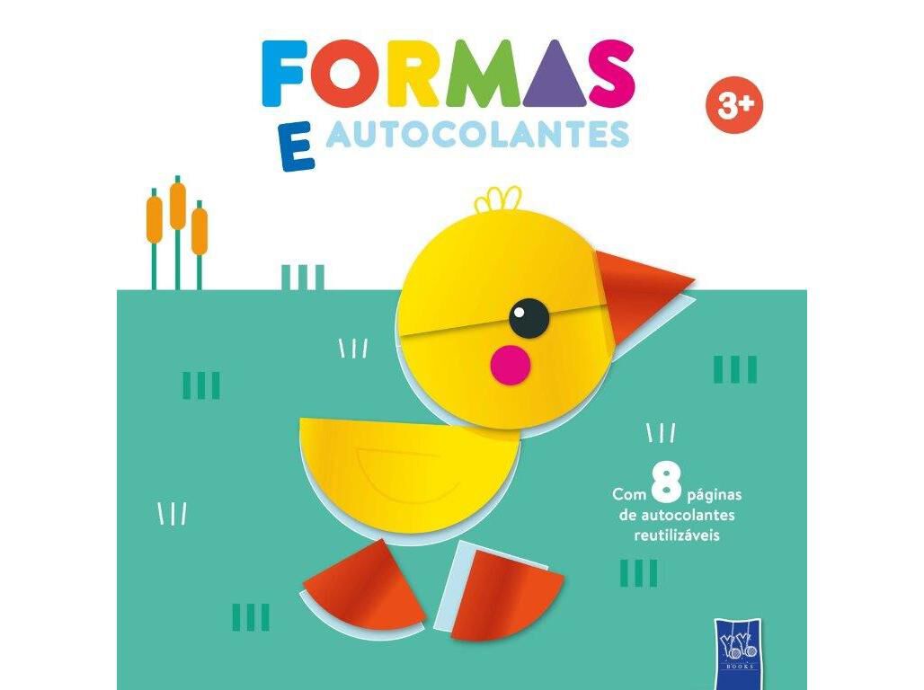 LIVRO FORMAS E AUTOCOLANTES PATO 3+ image number 0