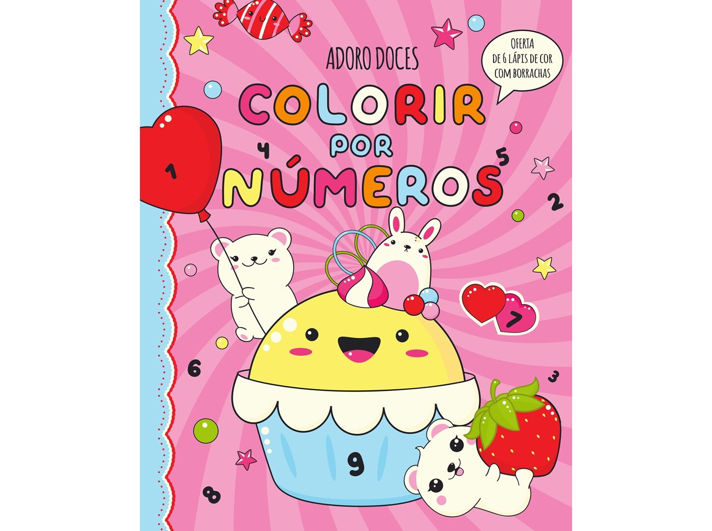 LIVRO COLORIR POR N&Uacute;MEROS - ADORO DOCES image number 0