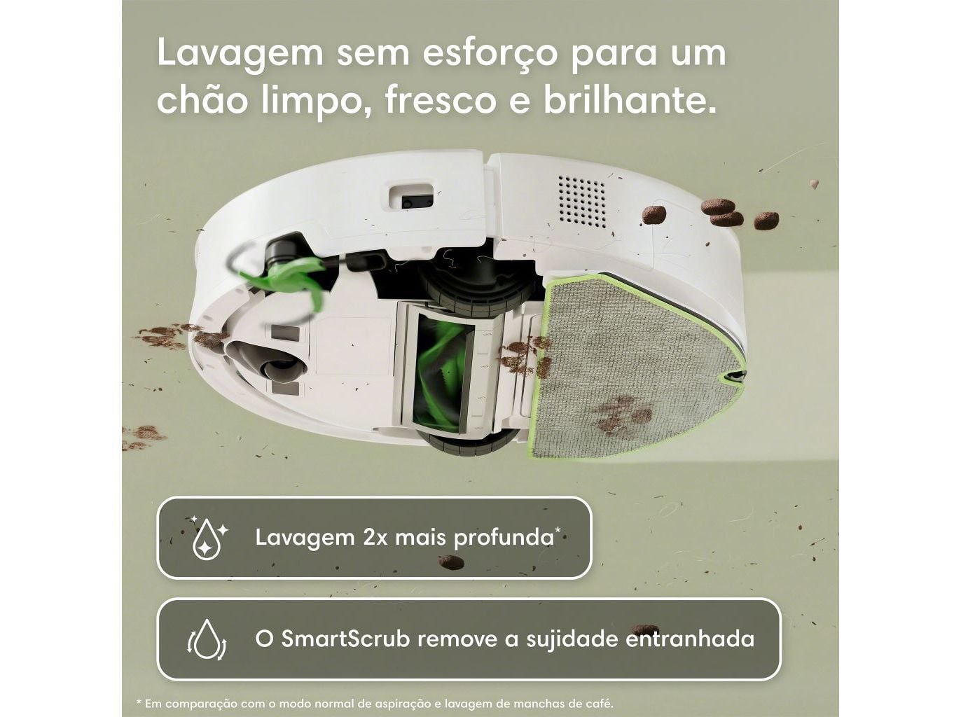 ASPIRADOR ROBOT IROBOT ROOMBA COMBO 115 BRANCO image number 3